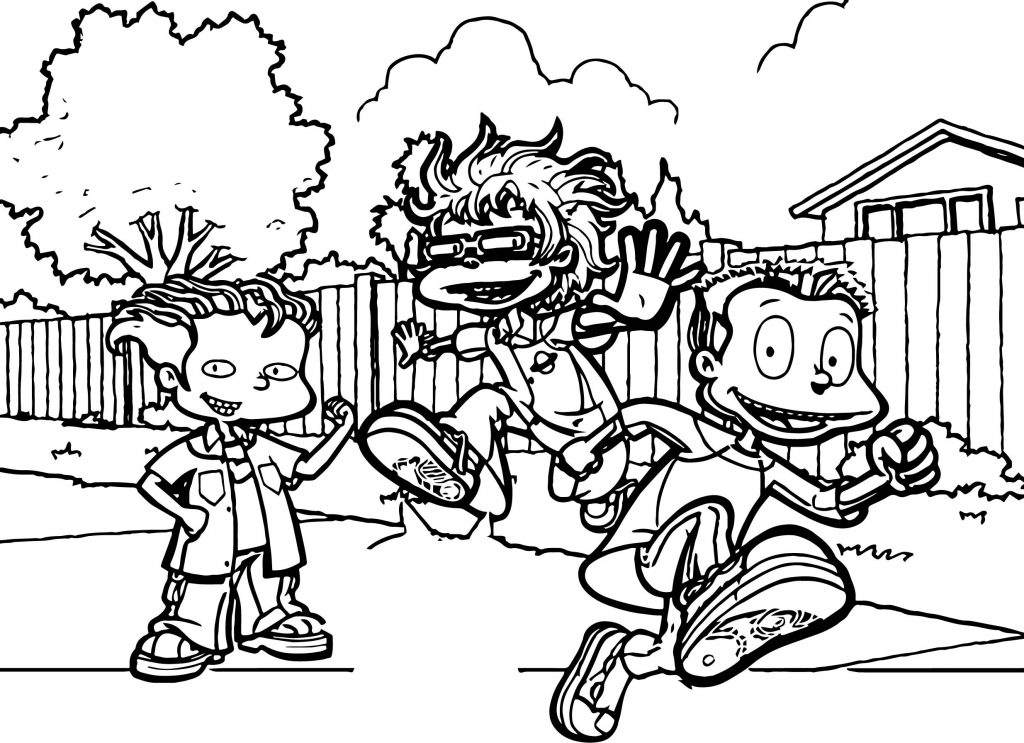 Mickey Coloring Page Leaves Autumn - Wecoloringpage.com