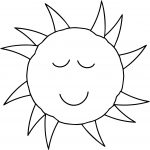 Sun Smile Coloring Page - Wecoloringpage.com