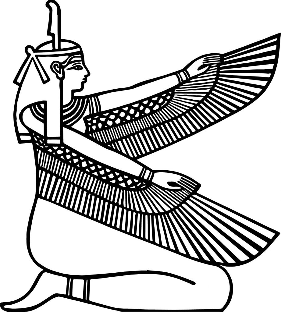 Ancient Egypt Bird Woman Coloring Page - Wecoloringpage.com