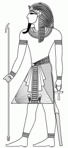 Ancient Egypt Man Gif Coloring Page