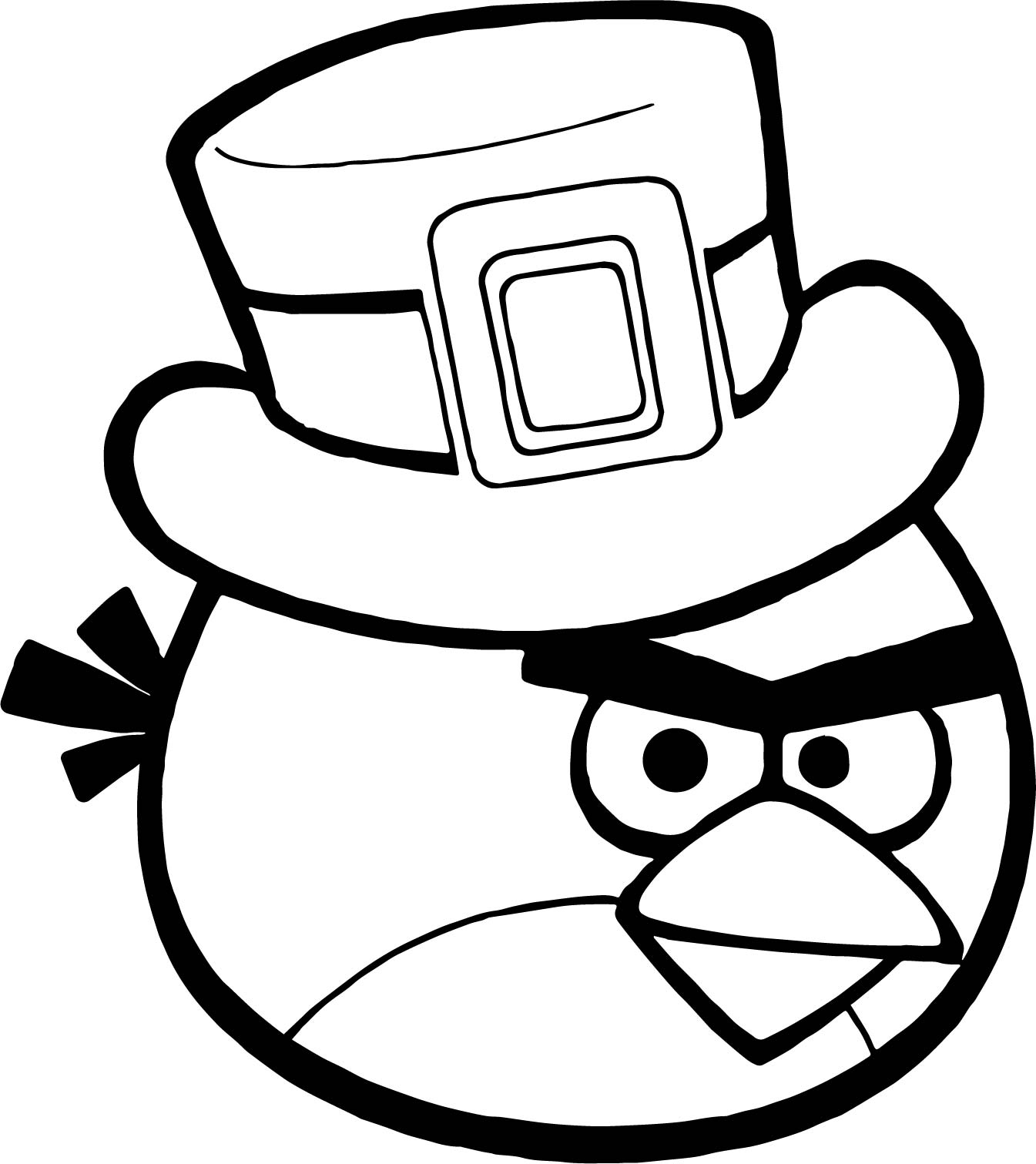 Angry Birds Coloring Pages Red Bird Ideas Blue Youtuf