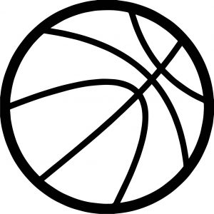 Any Basketball Ball Coloring Page