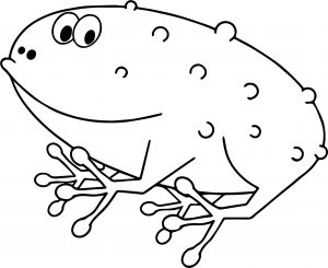 Any Cartoon Frog Coloring Page