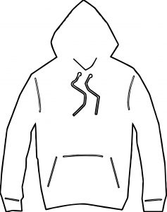 Any Hooded Jacket Coloring Page