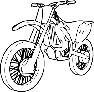 Any Motorcycle Coloring Page
