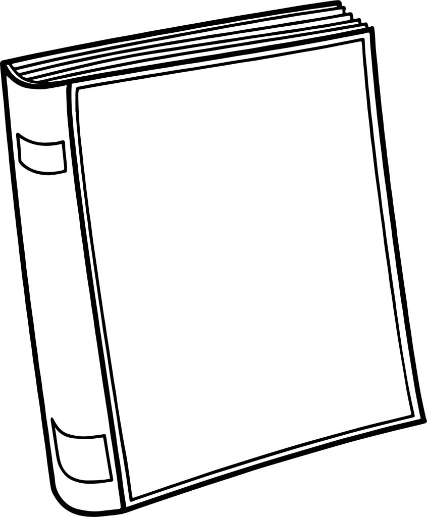 Any Old Book Coloring Page – Wecoloringpage.com