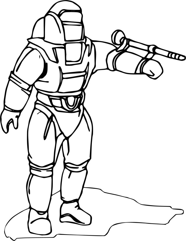 Astronaut Fire Coloring Page - Wecoloringpage.com