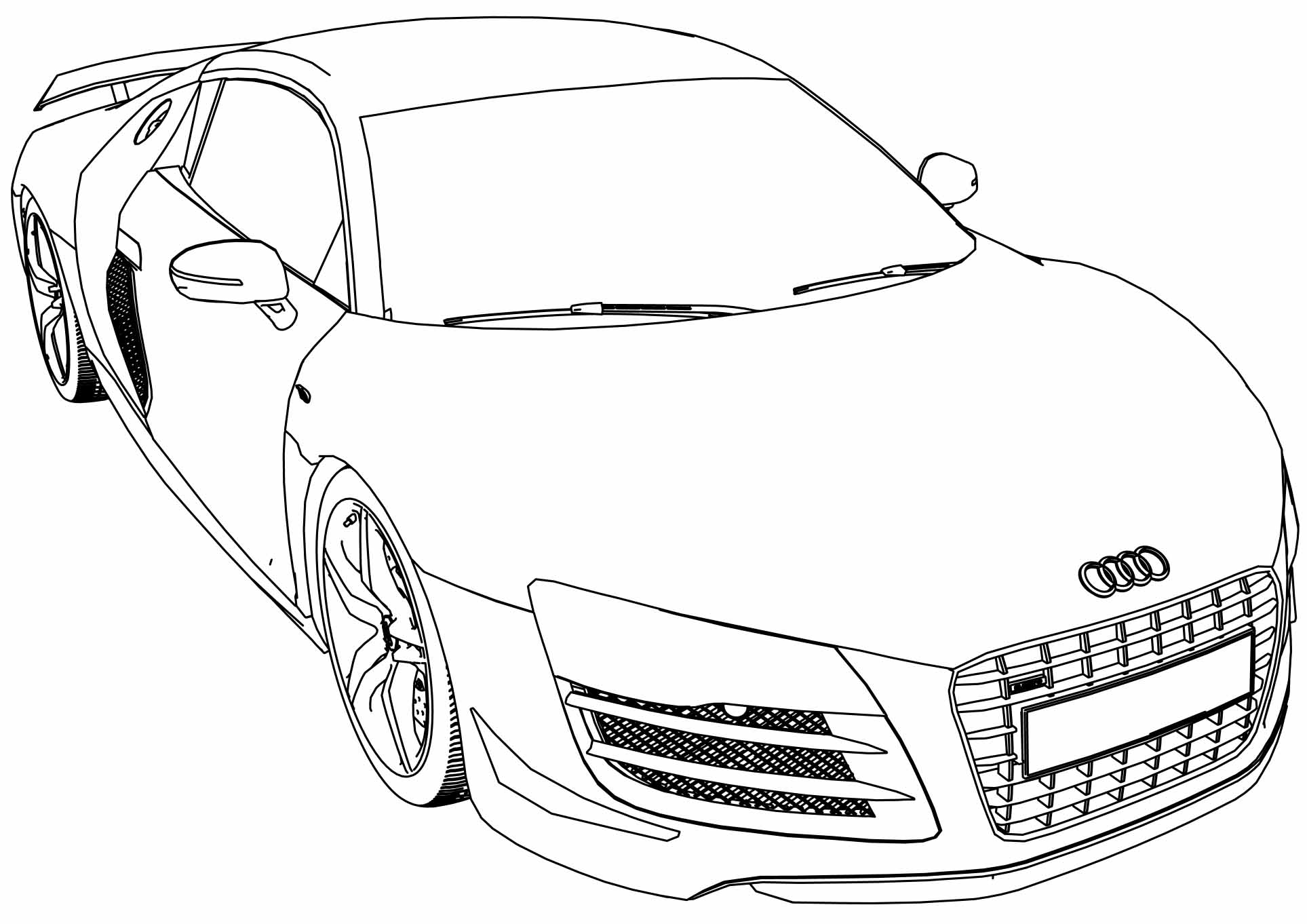 Gambar Audi R8 Gt Car Coloring Page Wecoloringpage Cars Pages di ...