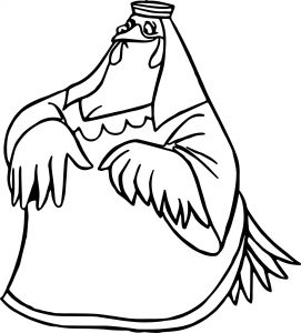 Clucky Coloring Page
