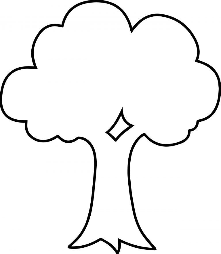 Empty Apple Tree Coloring Page - Wecoloringpage.com