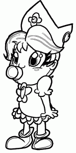 Just Baby Daisy Coloring Page