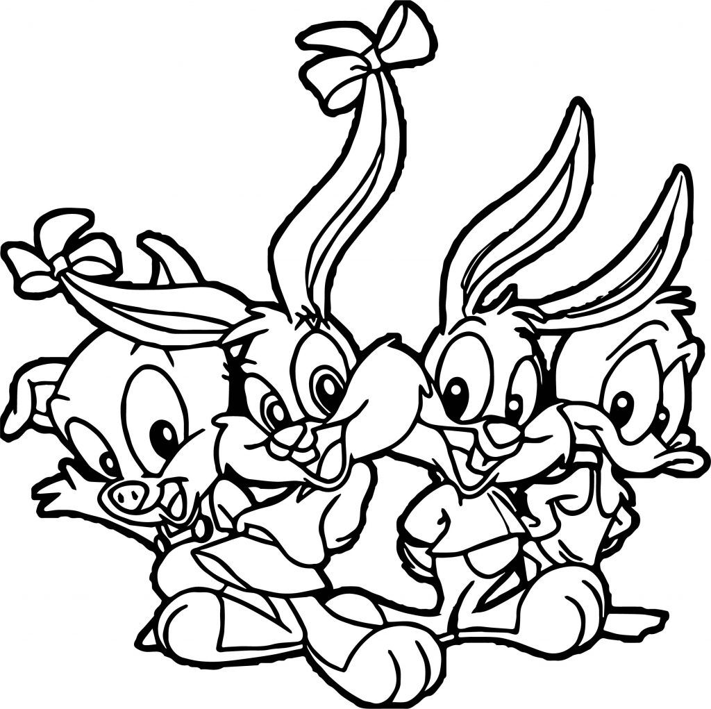 Looney Tunes Baby Family Coloring Page - Wecoloringpage.com