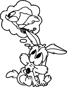 Looney Tunes Fast Run Coloring Page