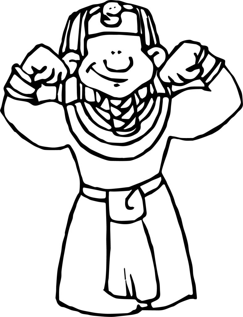 Pharaohs Ancient Egypt For Kids Coloring Page - Wecoloringpage.com