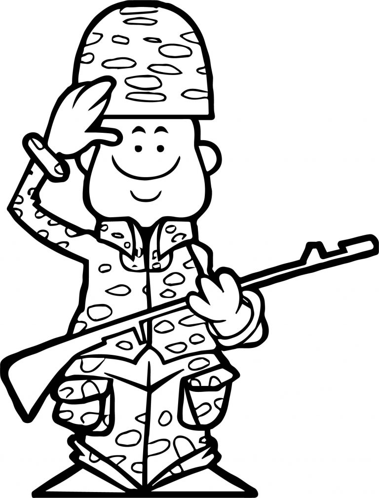 Ready Soldier Coloring Page - Wecoloringpage.com