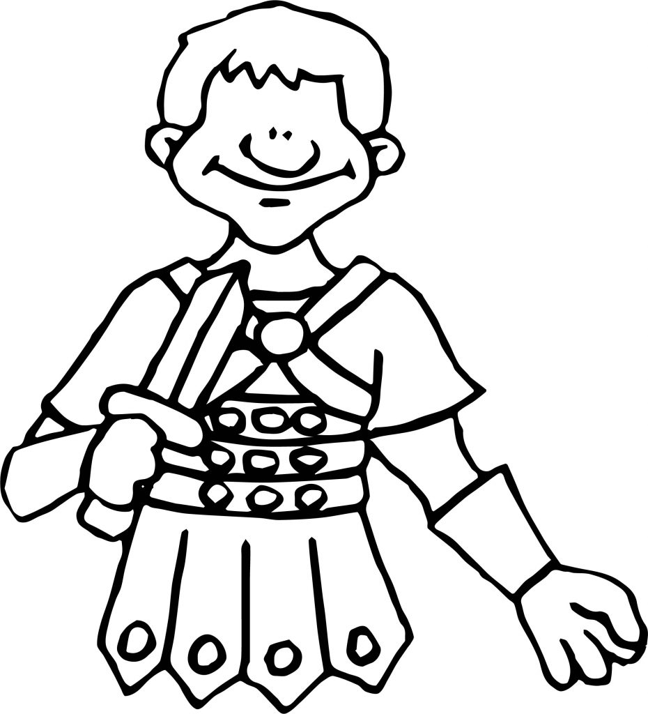 Soldier Cesar Coloring Page - Wecoloringpage.com