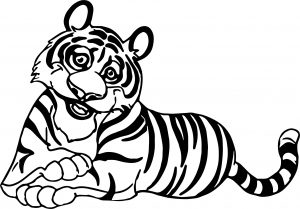 Tiger What Coloring Page