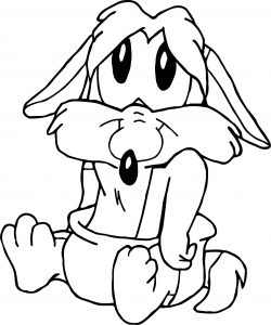 Warner Bros Baby Looney Tunes Fox Wolf Coloring Page