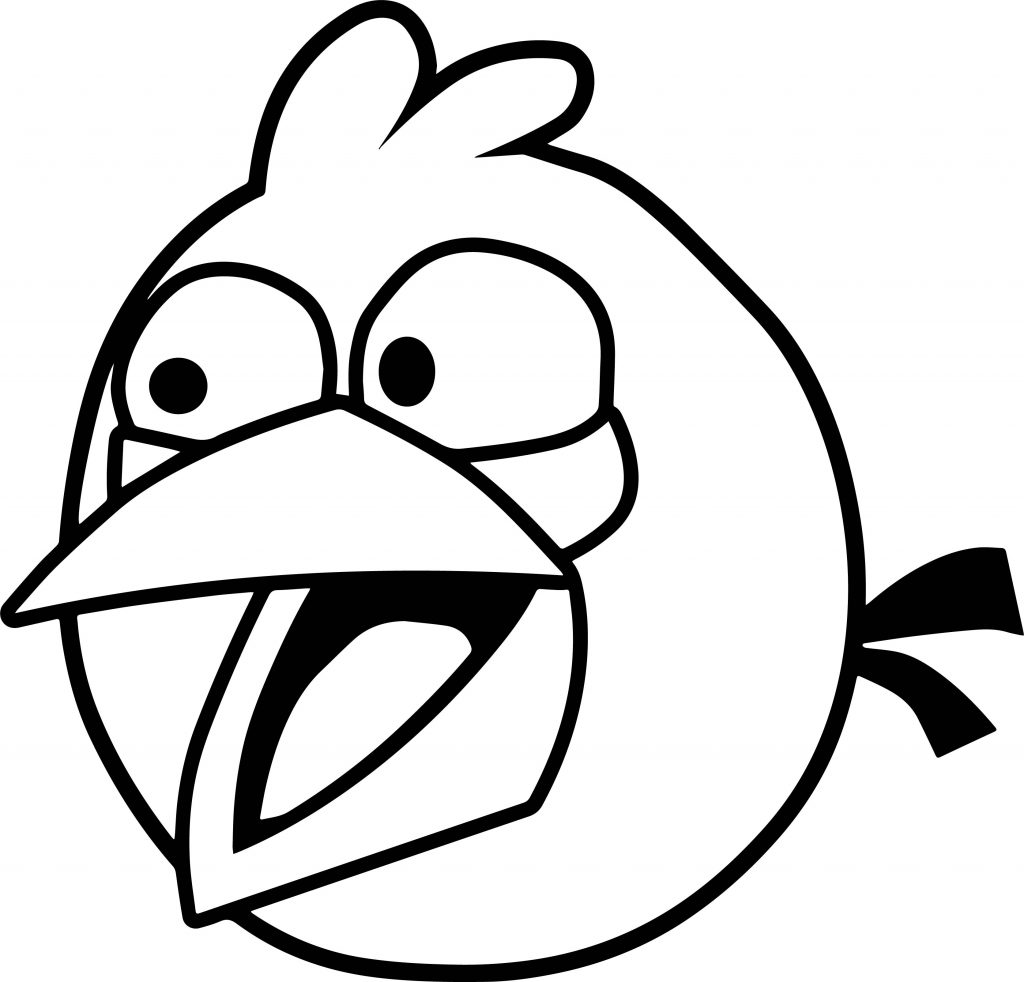 Angry Birds Blue Bird Coloring Page - Wecoloringpage.com