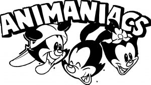 Animaniacs Three Head Coloring Page