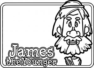 Apostle Paul James The Younger Coloring Page