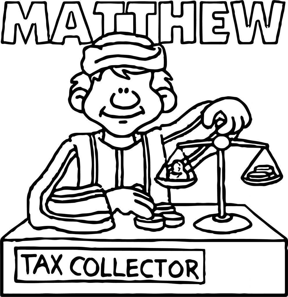 Tax Collector Coloring Page Coloring Pages