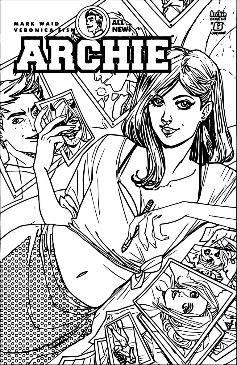 Archie Comics Picture Draw Coloring Page - Wecoloringpage.com