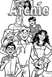 Archie Conclusion Issue Coloring Page