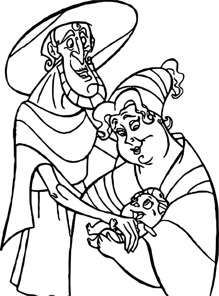 Baby Hercules And People Coloring Pages - Wecoloringpage.com