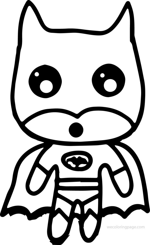Batman Shock Chibi Kid Coloring Page - Wecoloringpage.com