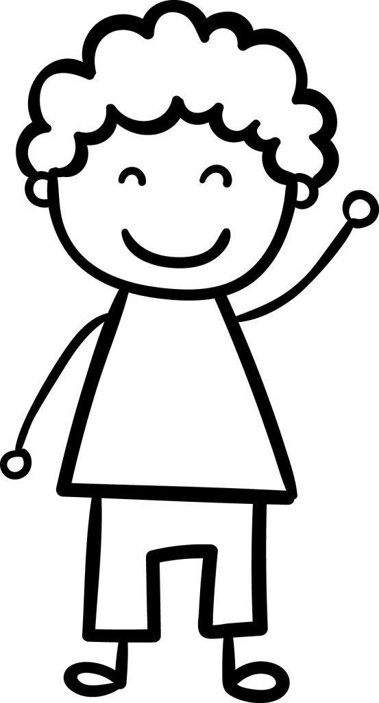 Children Hi Coloring Page - Wecoloringpage.com