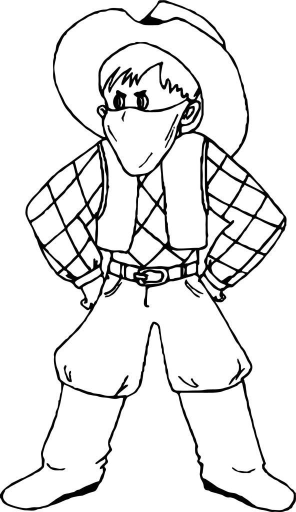 Cowboy Coloring Pages - Wecoloringpage.com