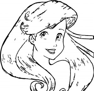 Disney Princess Ariel The Little Mermaid Coloring Page