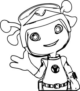 Floogals Girl Coloring Page