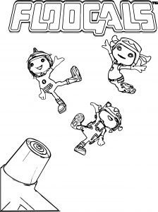 Floogals Variety Coloring Page