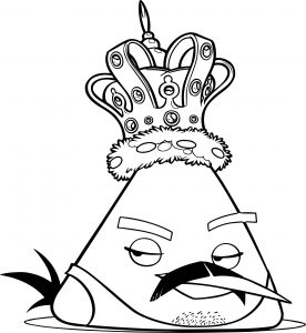 King Bird Coloring Page