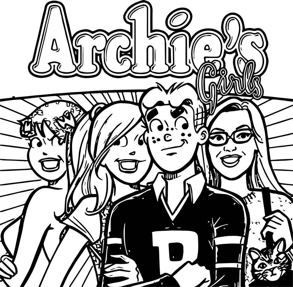 Mac Archie Header Girls Coloring Page | Wecoloringpage.com