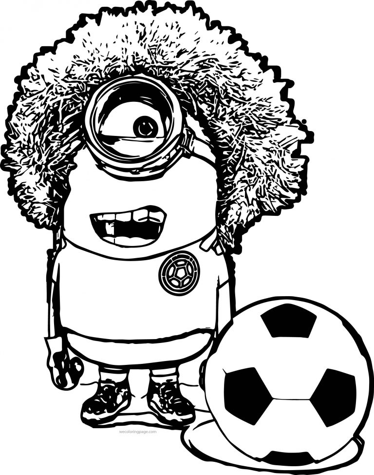 Minion Based On A Colombian Soccer Player Carlos El Pibe Valderrama ...