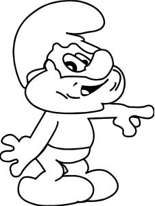 Papa Smurf This Coloring Page