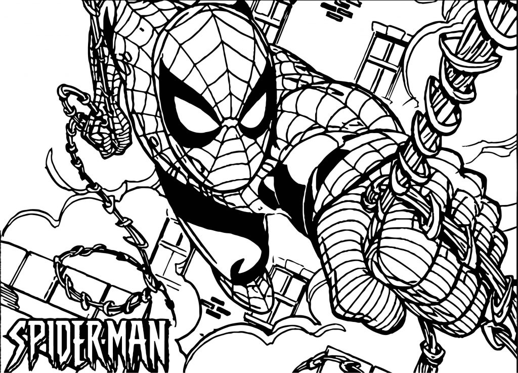 Spiderman Comic Spider Man Coloring Page - Wecoloringpage.com