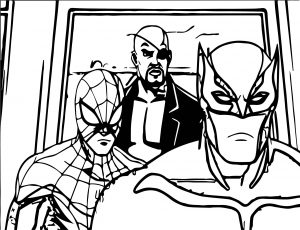 Ultimates Spider Man Coloring Page