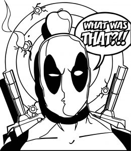 What Was That Deadpool Coloring Page