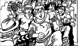 Archie Movie Run Coloring Page