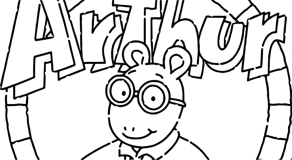 Arthur Logo Lead Coloring Page - Wecoloringpage.com