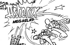 Asterix Megaslap Coloring Page