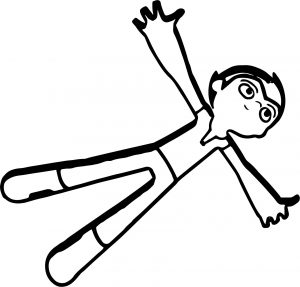 Astro Boy Fly Coloring Page