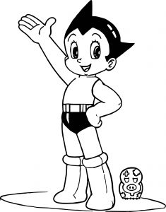 Astro Boy Pig Toy Coloring Page