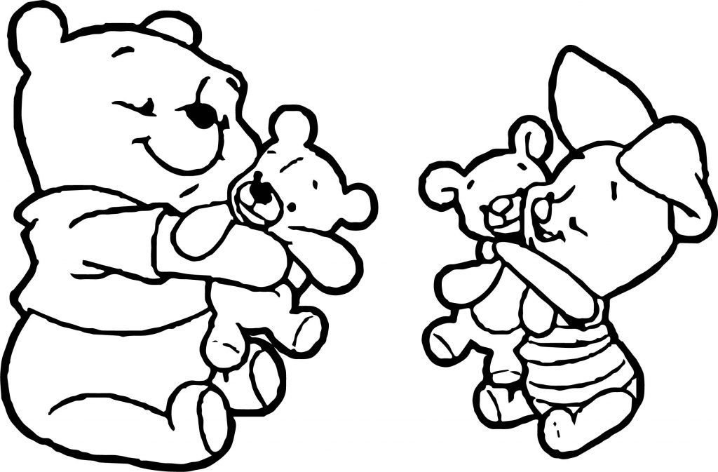 Baby Pooh Bear Coloring Pages - Wecoloringpage.com