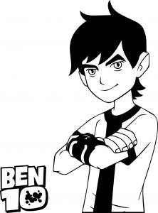 Ben Ten Ben10 Right Coloring Page