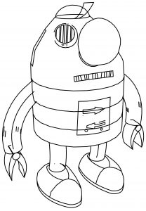 Billybot Billy Mandy Coloring Page